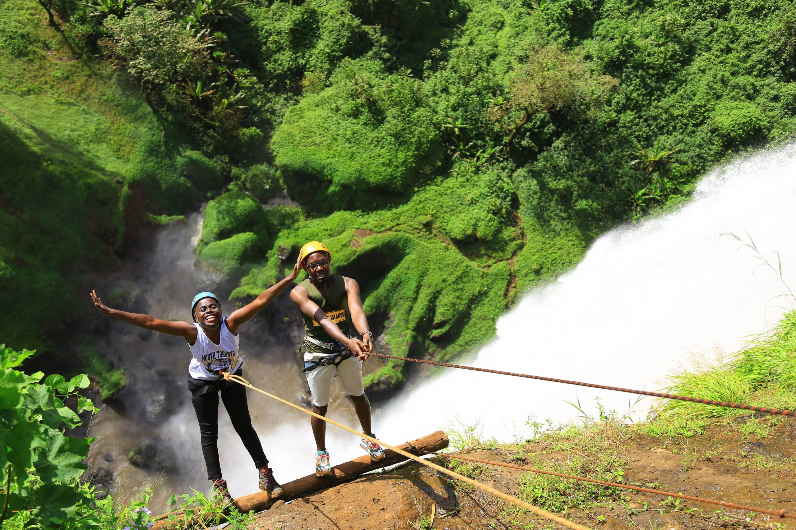Abseiling in Uganda - Sipi Falls Abseiling Experience ideal for solo travelers