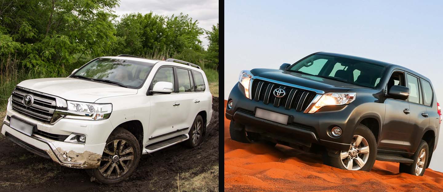 Landcruiser Prado TX vs Landcruiser V8